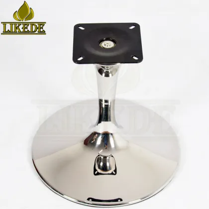 Modern Design Trumpet Chair Leg Tulip Swivel Stainless Steel Base 304#