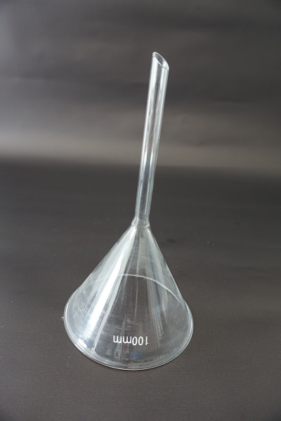 High Quality Laboratory glass funnel with short stem