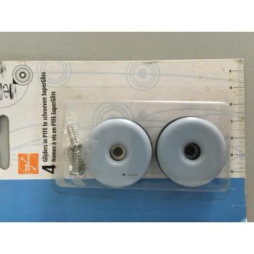 PTFE Sliders with nail