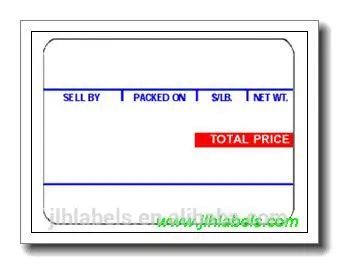 Ishida AC-300, AC-1000, AC-2000 47mm Scale Labels