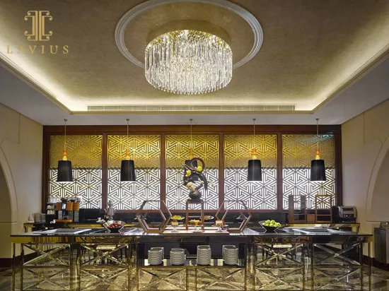 Beautiful round large crystal pendant ceiling lights