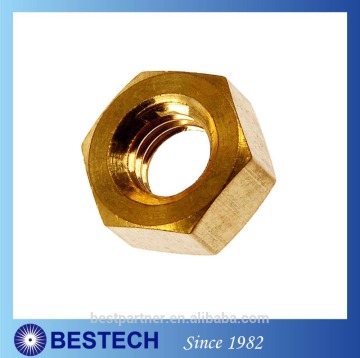 Brass Nut Metal Hex Screw Nut M2 Fastener