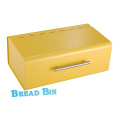 White Color Metal Stainless Steel Square Bread Box