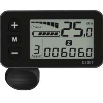 EMC Certified ROHS Compliant IP65 Waterproof LCD Display for E-Bikes (24V/36V/48V)