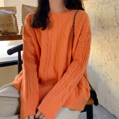 Daily Casual Sweater Crewneck Women Sex Sweater