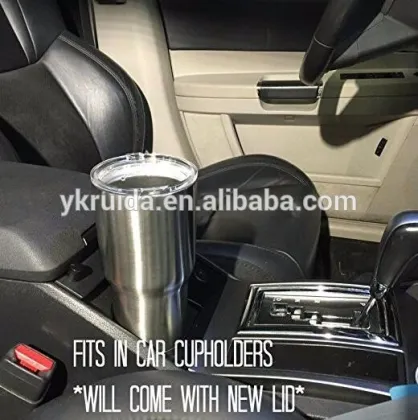 30 oz double wall stainless steel rambler travel tumbler