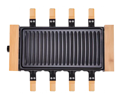 Korean Mini Indoor bamboo Barbecue Bbq Electric Grills