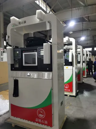 Multimedia doouble hoses double products fuel dispenser.Q