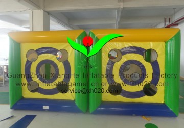 Hot sale PVC Water sport game inflatable water shooting castle