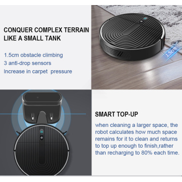 Aspirador robot inteligente inalámbrico inalámbrico de alta calidad