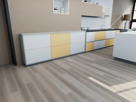 4MM Thickness Click Interlocking Pvc Floor Tiles