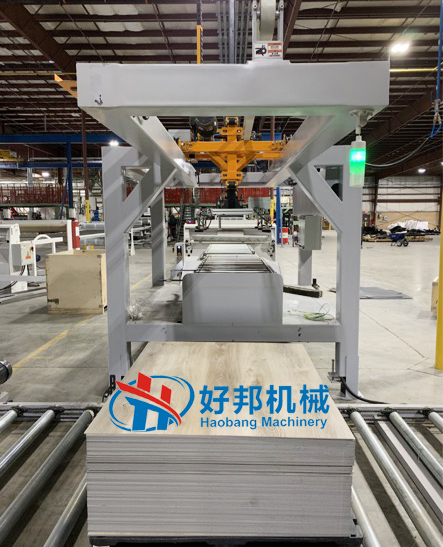 spc floor auto stacking machine