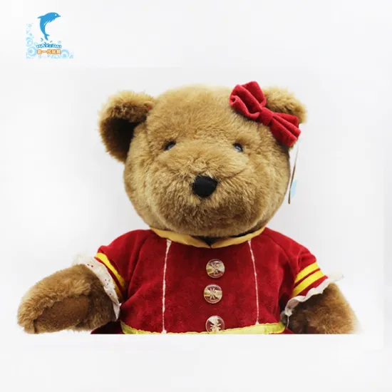 Wholesale High Quality Promotional Plush Teddy Bear Toys in Clothes