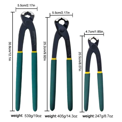 Yellow-green wire tie pliers