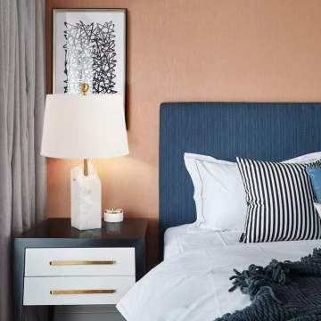 Lampada da scrivania retrò in marmo di lusso a luce nordica