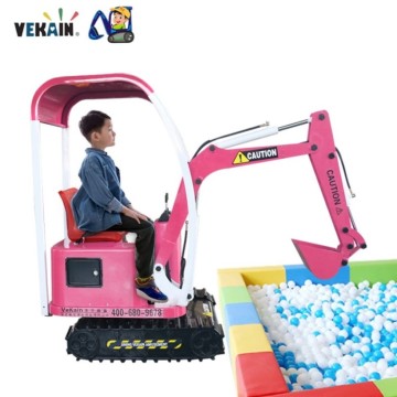 Jouet de parc pour enfants: simulateur de voiture jouet et excavateur pressant