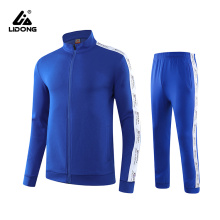 Trackpant နှင့် Track Jacket Jogger အားကစားရုံပုံမှန်ဝတ်ရုံအစုံ