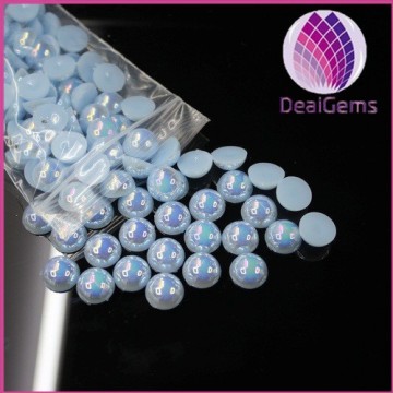 3mm AB color half round imitation pearl