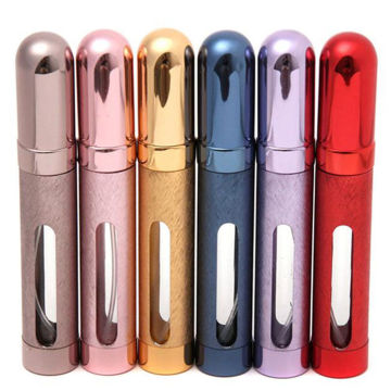 1PC 12ML Small Mini Empty Perfume Spray Bottle Portable Refillable Plastic Parfume Atomizer Mist Dispenser Travel Container