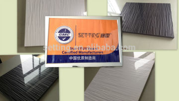 E1 Grade High Gloss UV Coated pvc mdf/plywood for cabinet door