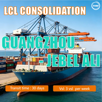 Consolidação de carga LCL de Guangzhou Jebel Ali