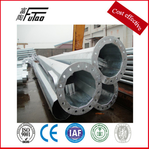Cột ánh sáng thép 20-45 mét cho ánh sáng sân vận động