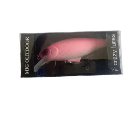 Crazy Lures 3D Eyes Plastic Fish Lure with Sea Hooks - New Design Vibration Fishing Lure for Bass