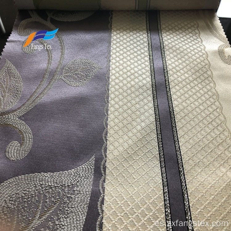 Tejido de cortina de poliéster de tapicería Jacquard de textiles para el hogar