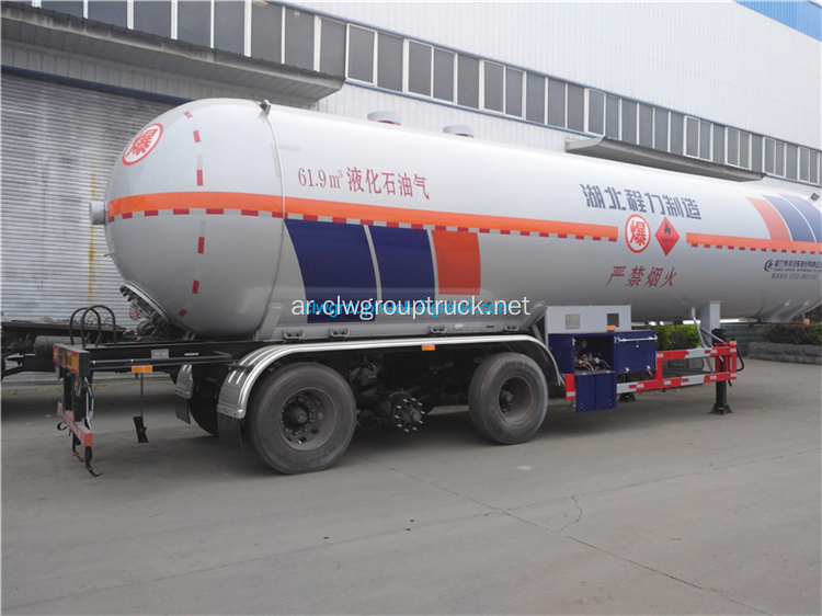 3axles lpg tank trailer مقطورة غاز البترول المسال