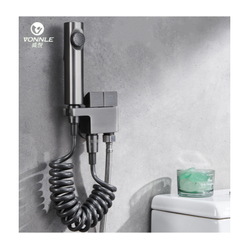 Modern Toilet Spray Shower Bidet Accessory Set - Easy to Clean Brass Bathroom Faucet