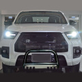 U-shaped curved iron front bumper with baffle