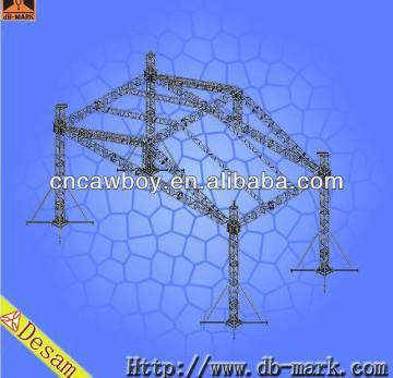 Square round Aluminum truss.