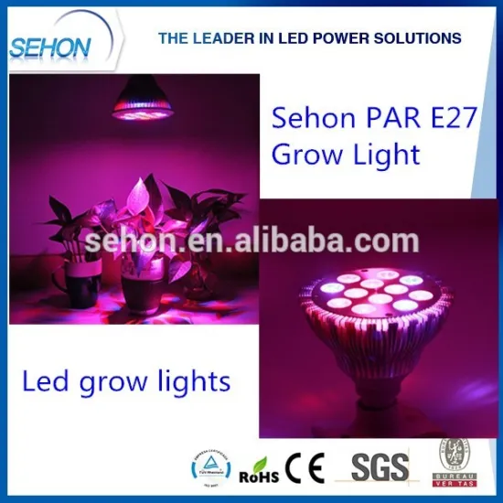 CE ROHS TUV Indoor 5w 7w 9w 12w 15w 18w E27 par style led grow lights