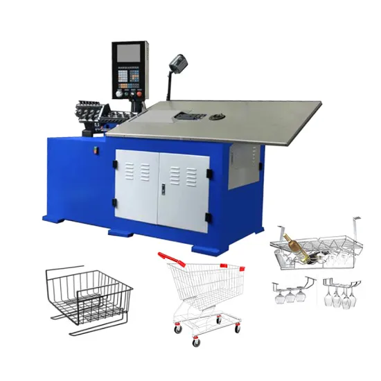 High Speed CNC 3D Wire Forming Machine - 2D CNC Wire Bending Machine for Stainless Steel