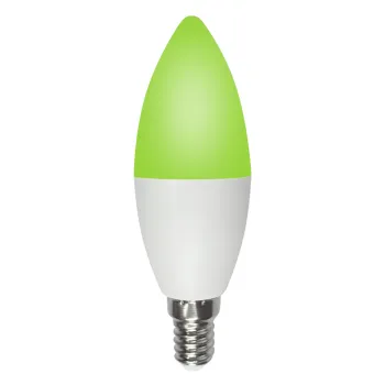 WIFI RGBW LED Candle Light - E14 Smart Home Bulb with Alexa Voice Control and Warm White Emission