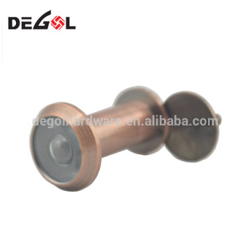 Good quality low price wood door adjustable brass door viewer with cover