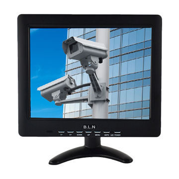 12 VDC 10 inch CCTV monitor portable security application with BNCNew