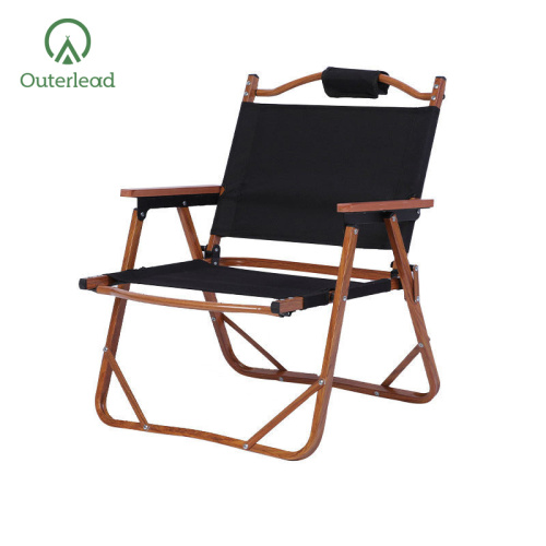 rocking chair Outdoor furniture kermit chair Wood grain aluminum Manufactory