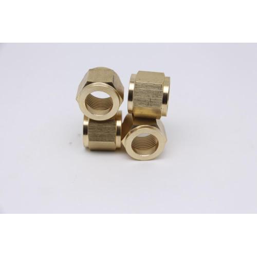 Brass nuts and bolts used in electrical industry