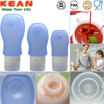 large diameter silicone tube/Silicone travel kit Bottles