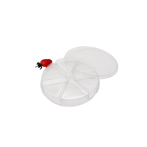 Thermoformed Round Nut Food Blister Plastic Tray