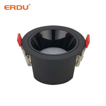 ERDU 75mm Cut Out Recessed Round COB LED Spotlight Downlight - 2019 New LED Recess Down Light Design