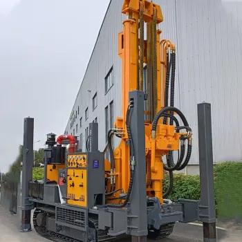 350m Crawler Type Well Drilling Rig for Sale - 130KW Water Well Drill Rig China