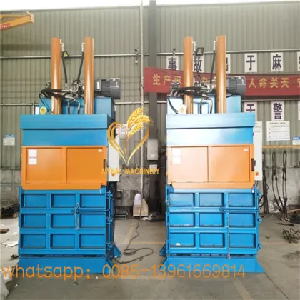 hydraulic waste paper bailing machine