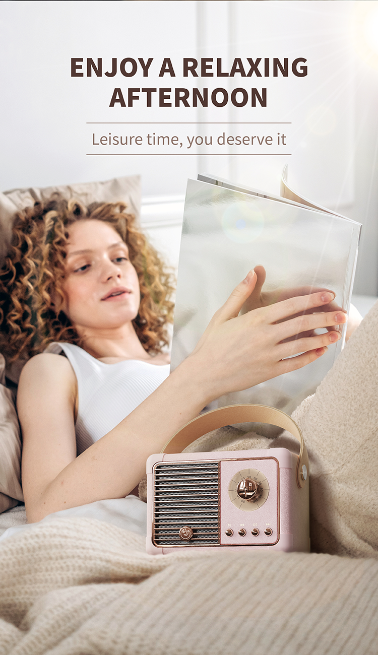 Hm11 Plus Bluetooth Retro Speaker 4 Png