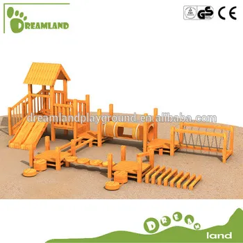 2014 outdoor playground bridge wooden playsets
