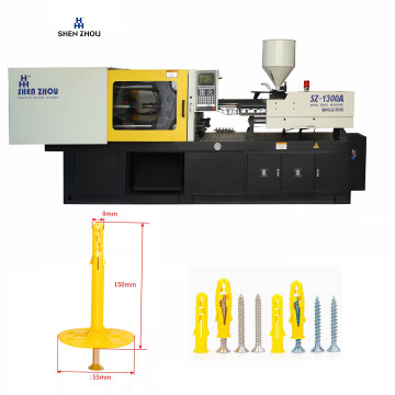 Hydraulic 8*40mm Expansion Anchor Wall Plug Mold Processing PET PC PP ABS PA Injection Molding Machine