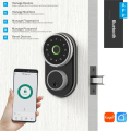 Tuya Digital Parmedprint Aluminium Deadbolt Block