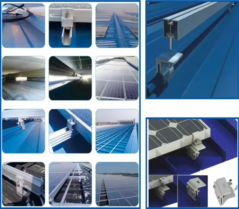 Aluminium Roof Solar Panel Mounting Structure 