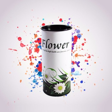 Factory wholesale bespoke paper tubes rectangular tea round tin can